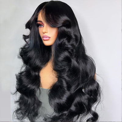 Super Double Drawn | 250% Density Body Wave Wig 13x6 Lace Front Wigs Raw Virgin Hair