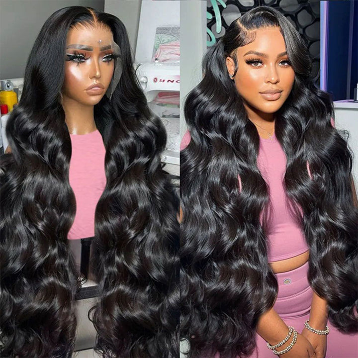 Super Double Drawn | 250% Density Body Wave Wig 13x6 Lace Front Wigs Raw Virgin Hair