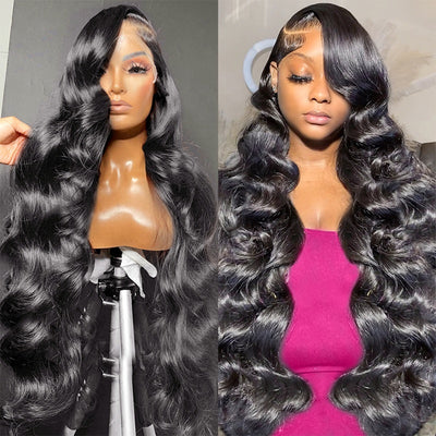 Super Double Drawn | 250% Density Body Wave Wig 13x6 Lace Front Wigs Raw Virgin Hair