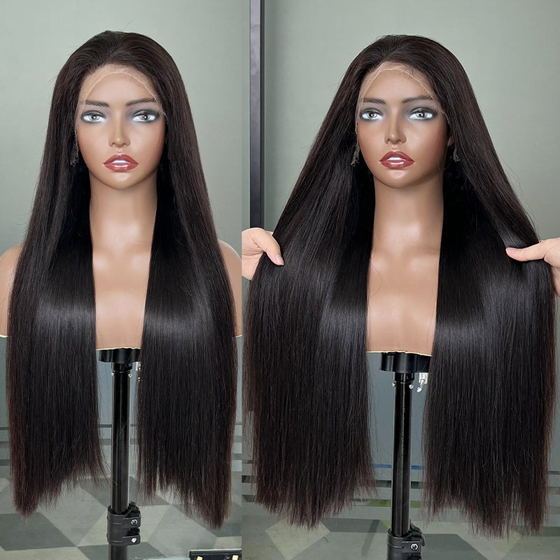 Super Double Drawn | 250% Density Straight 13x6 Lace Front Wigs Raw Virgin Hair