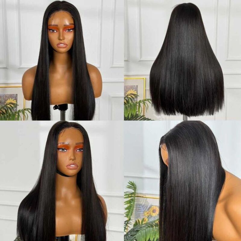 Super Double Drawn | 250% Density Straight 13x6 Lace Front Wigs Raw Virgin Hair