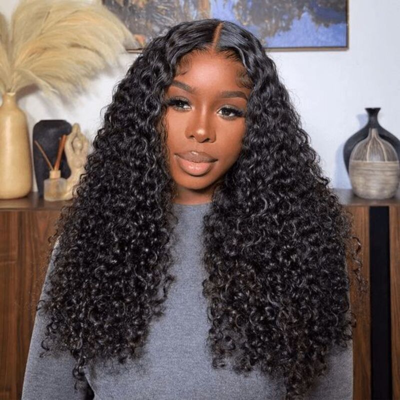 Super Double Drawn | 250% Density Water Wave Wig 13x6 Lace Front Wigs Raw Virgin Hair