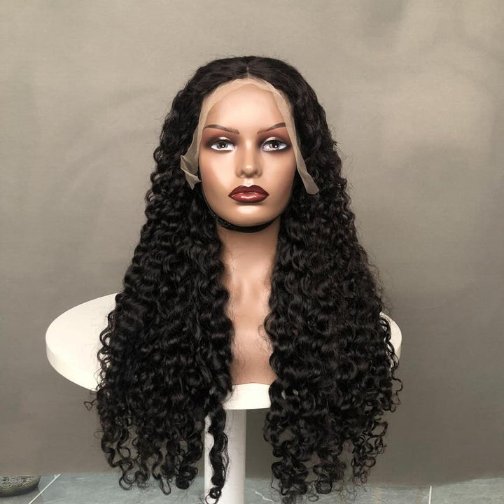 Super Double Drawn | 250% Density Water Wave Wig 13x6 Lace Front Wigs Raw Virgin Hair