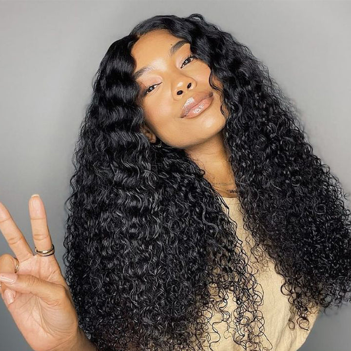 Super Double Drawn | 250% Density Water Wave Wig 13x6 Lace Front Wigs Raw Virgin Hair