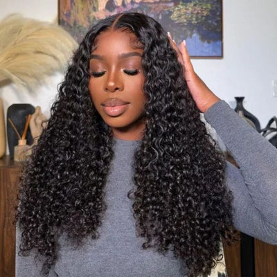 Super Double Drawn | 250% Density Water Wave Wig 13x6 Lace Front Wigs Raw Virgin Hair