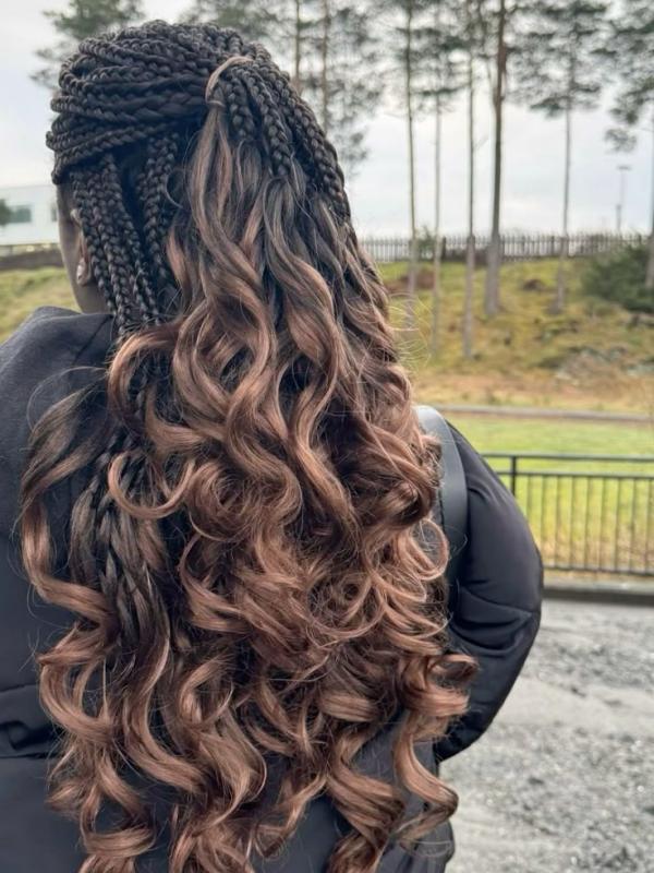 French Curl Feather Crochet Human Hair Extensions Miracle Knots Locs Protective Style