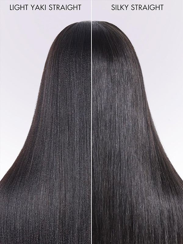 Tiktok Trendy | True Scalp 2x4 Realistic Silky Straight Wig Yaki Straight Minimalist Lace Wig With Bangs