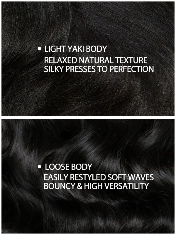 Yaki Body Pre-Seperated Feather Crochet Human Hair Extensions Loose Body for Black Women, Reusable Braiding Hair