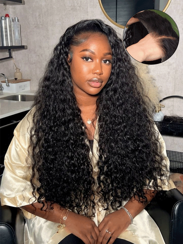 7x6 PreMax Wigs | Water Wave Tiny Knots Glueless 7x6 HD Lace Wig Super Natural Hairline