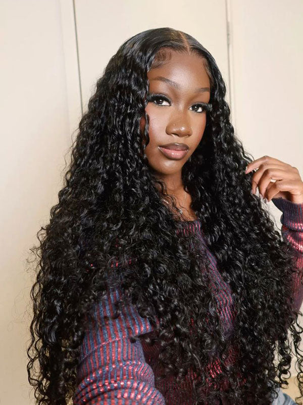 7x6 PreMax Wigs | Water Wave Tiny Knots Glueless 7x6 HD Lace Wig Super Natural Hairline