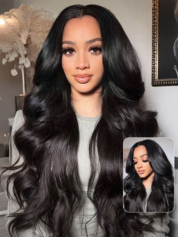 Glueless Wear & Go Wigs | Natural Black – CheetahBeauty Hair