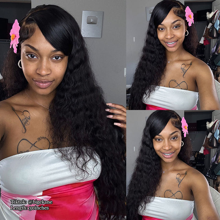 Crazy Sale | @bigekane & @thequeenleora Recommend 16"-34" Loose Deep Wave 13x6 Full Lace Frontal Wig No Code Needed