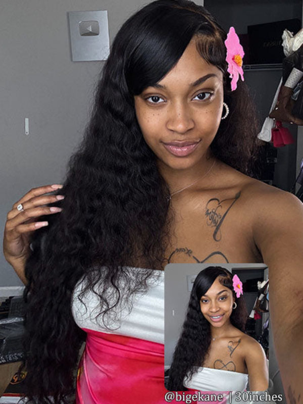 @bigekane & @thequeenleora Recommend 16"-34" Loose Deep Wave 7x6/13x6 Full Lace Frontal Wig