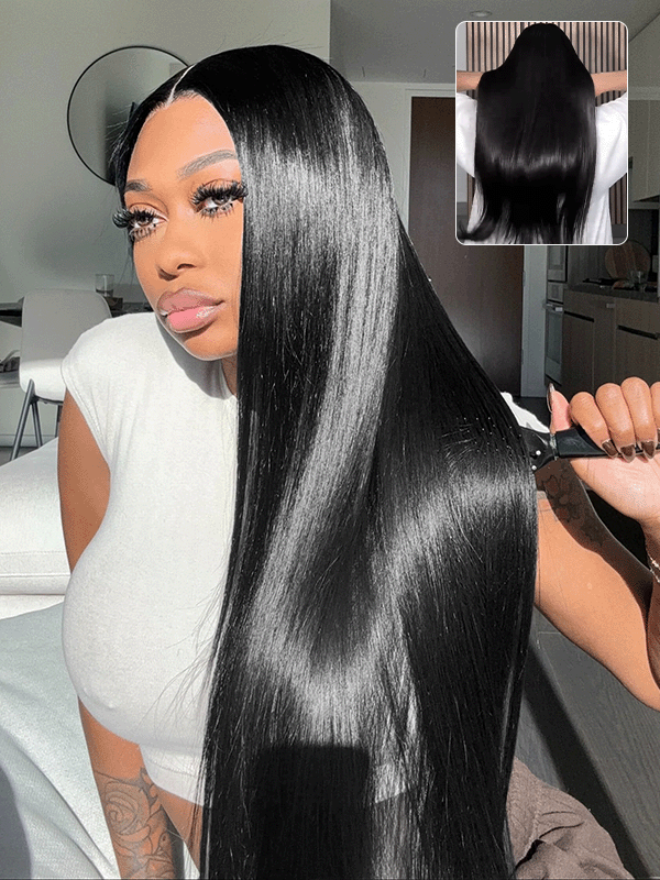 Bone Straight 15A Wig Glueless 7x6/13x6 Lace Frontal Wig 100% Human Virgin Hair