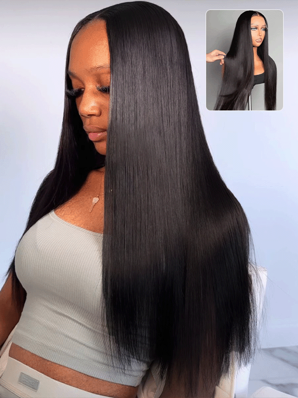 Bone Straight 15A Wig Glueless 7x6/13x6 Lace Frontal Wig 100% Human Virgin Hair