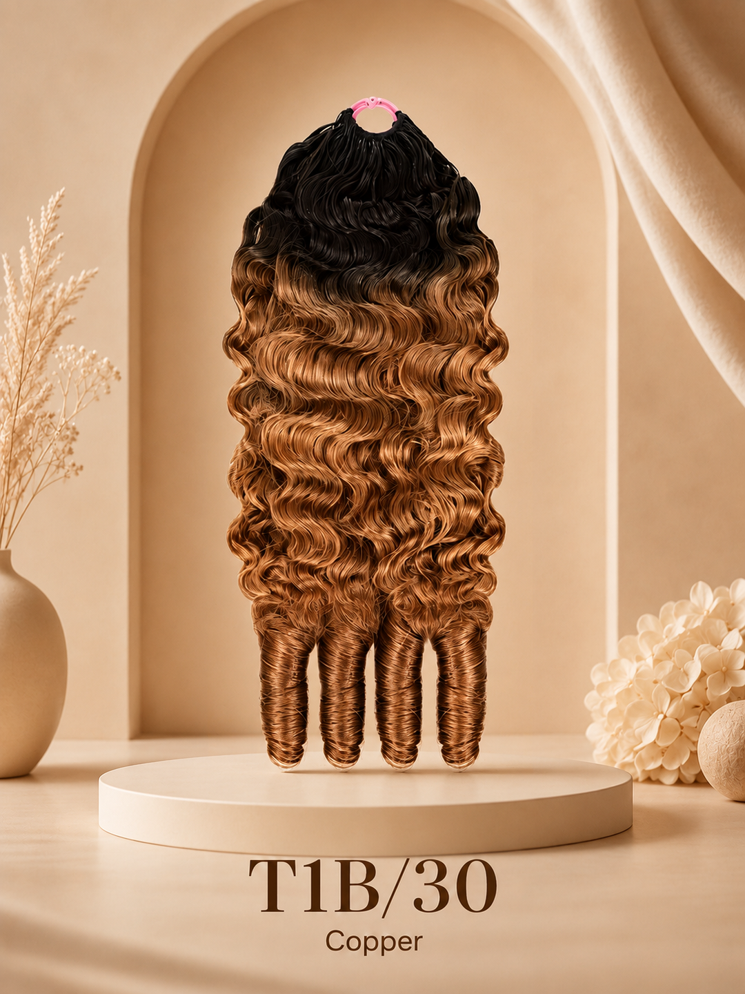 BIG DROP | Burmese Curly Feather Crochet Human Hair Extensions Protective Style