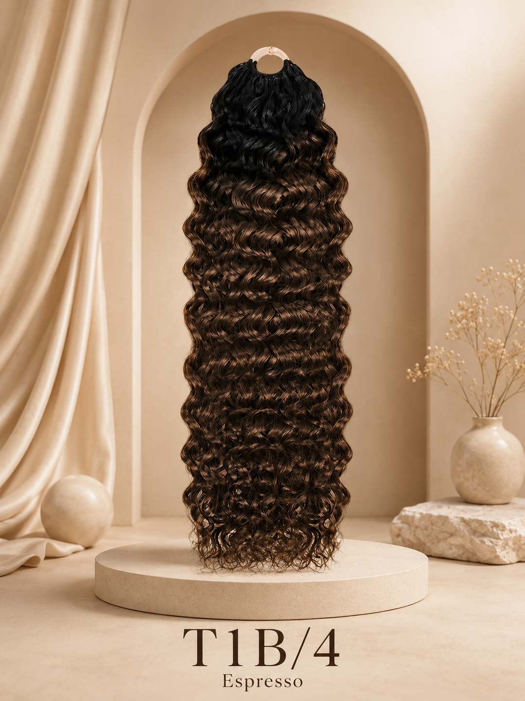 BIG DROP | Feather Crochet Water Wave Human Hair Extensions Protective Style
