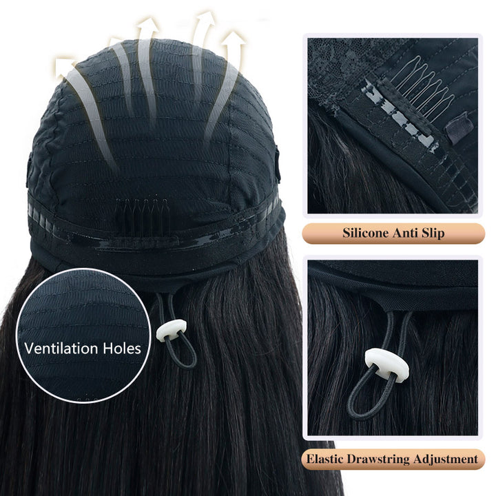 3C/4A Curly Wave Upgraded V Part Wig No Leave Out U Part Lace Wig 100% Virgin Human Hair