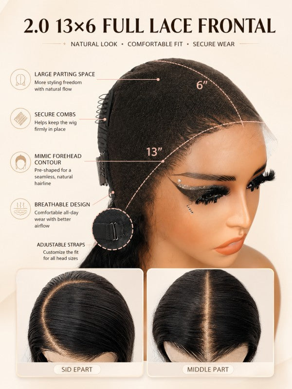 Natural Look Straight Texture Layered Bangs Bob Wig Glueless Human Hair Wig