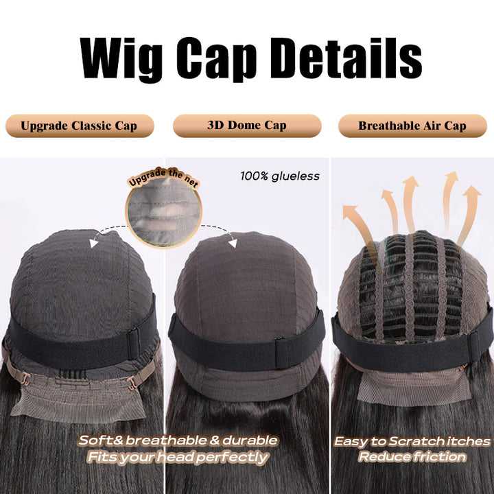 Glueless Mongolian Kinky Curly 4B/4C Wigs Wear & GO Afro Kinky Curly Lace Closure Wigs