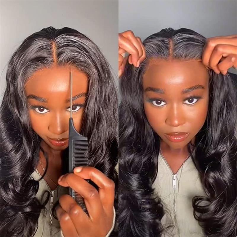 Wear & Go | 6x4.5 / 4x4 Transparent Lace Wig Body Wave Glueless Breathable Cap Air Wig