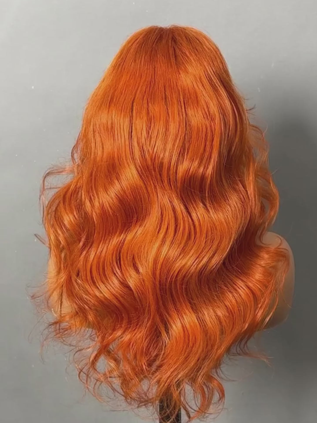 Orange Ginger Butterfly Layered Cut Loose Body 13x6 FULL Frontal Lace Human Hair Wigs
