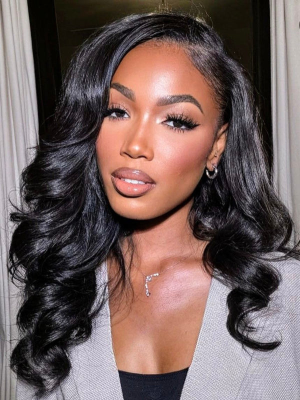 Glueless Yaki Body HD 7x6 Lace Closure Wig 100% Human Hair