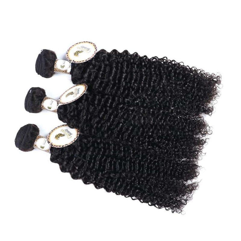 10A Curly Wave 3 Bundles 100% Cuticle Aligned Virgin Human Hair Extension