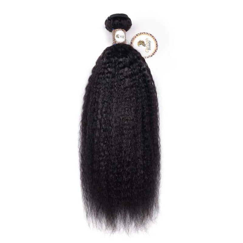 10A Kinky Straight 3 Bundles 100% Cuticle Aligned Virgin Human Hair