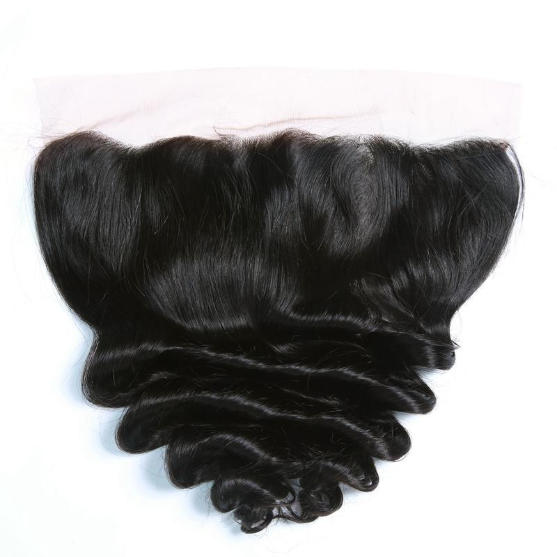 Loose Deep Bundles With 13x4 Lace Frontal 10A Human Hair Extension