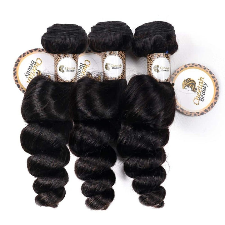 10A Loose Wave 3 Bundles 100% Cuticle Aligned Virgin Human Hair Extensions