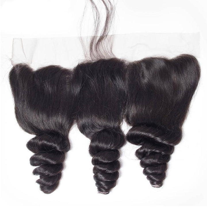 10A Loose Wave 4pcs Bundles with 13x4 Lace Frontal CheetahBeauty 100% Virgin Human Hair 