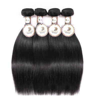 Straight Bundles With 13x6 Lace Frontal 10A Virgin Human Hair Extension