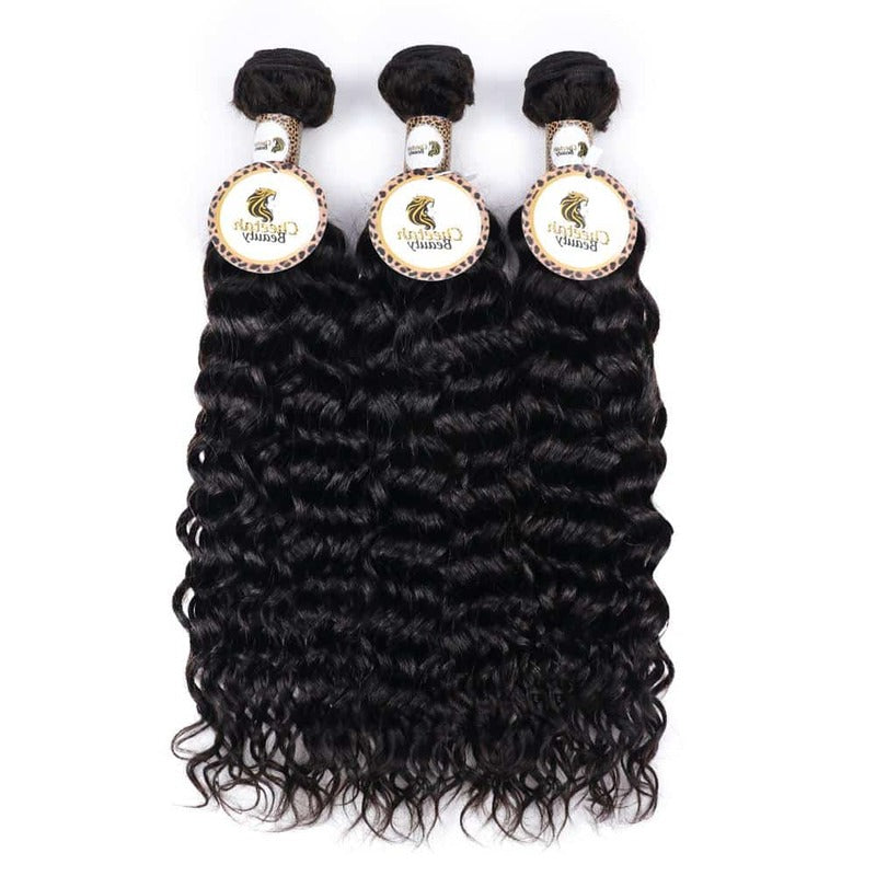 10A Water Wave 3 Bundles 100% Cuticle Aligned Virgin Human Hair Extension