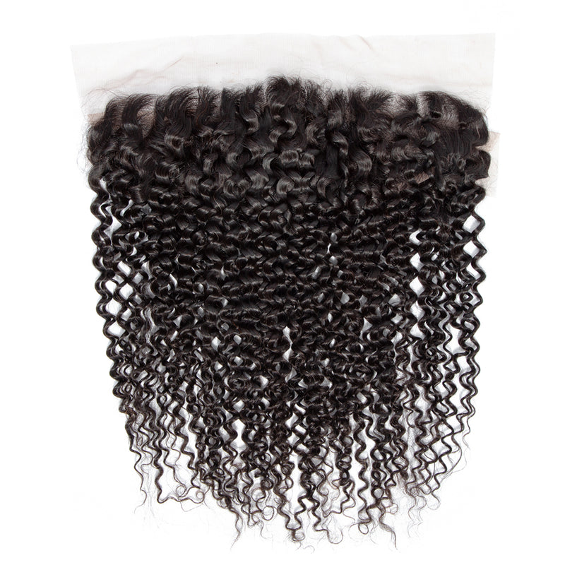 13x4/13x6 Ear To Ear Curly Wave Lace Frontal 100% Virgin Human Hair Frontal