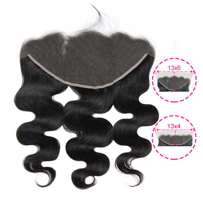13x4/13x6 Body Wave Lace Frontal Ear To Ear 100% Virgin Human Hair Frontal