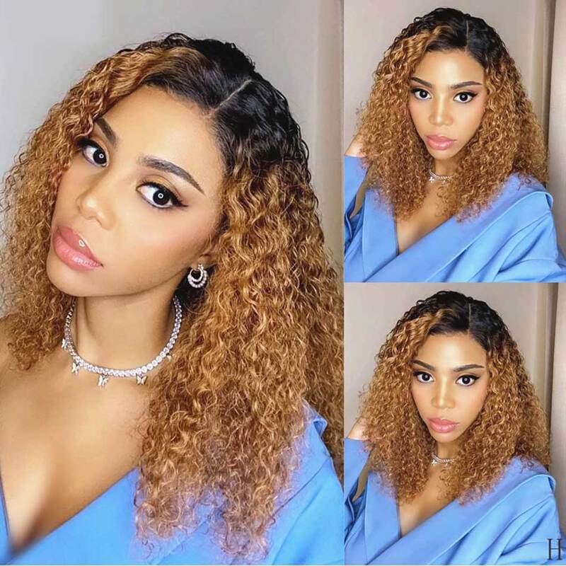 4x4 Colored deep wave wig