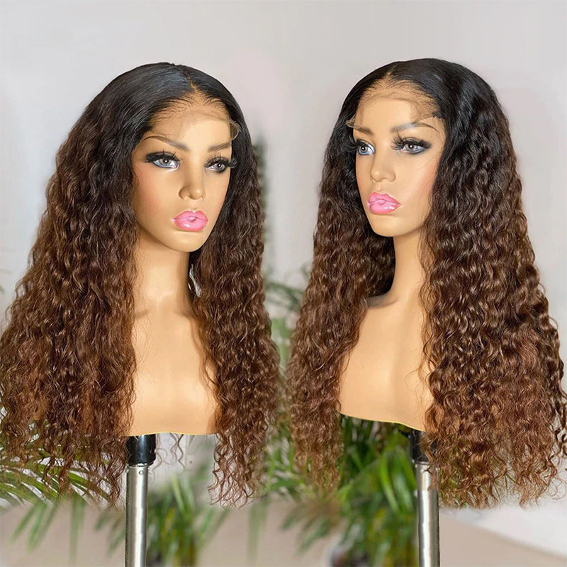 4x4 Colored deep wave wig
