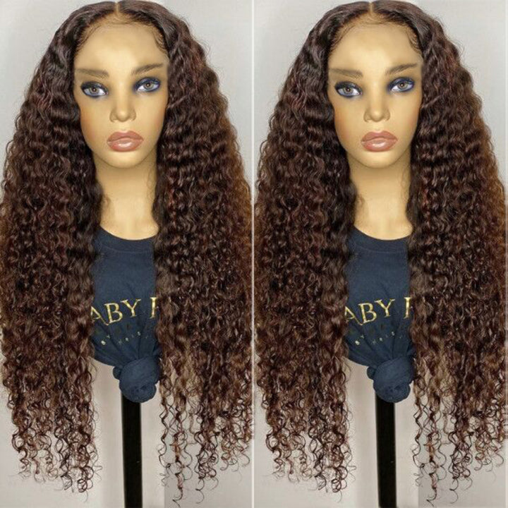 4x4 Colored deep wave wig