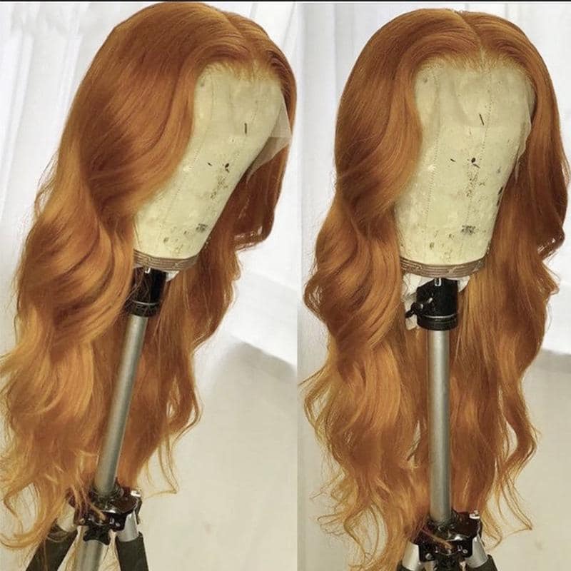 #30 Body Wave Lace Front Wig CheetahBeauty Colored Lace Wig 100% Human Hair Wig For Women 