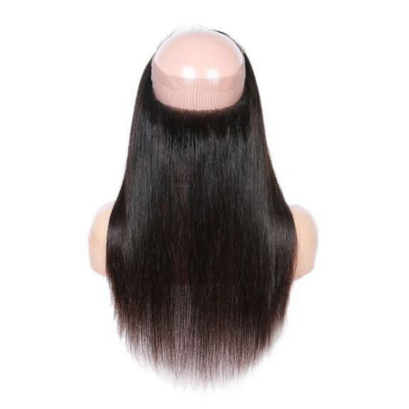 360 Straight Lace Frontal Ear To Ear 100% Virgin Human Hair Lace Frontal