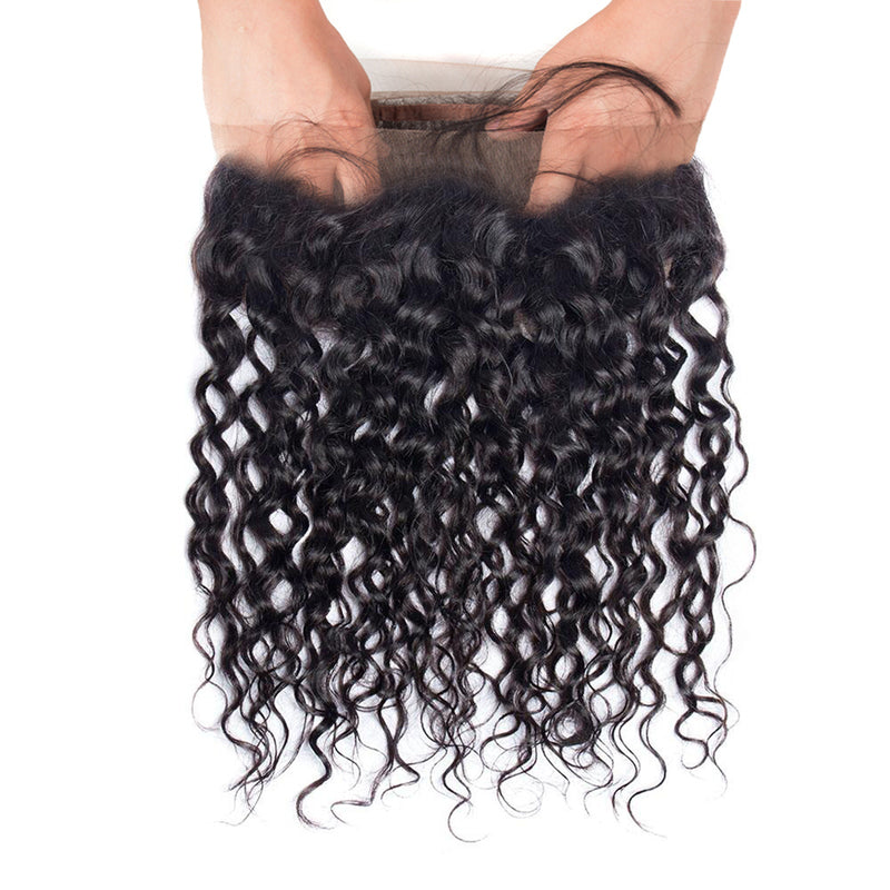 360 Water Wave Lace Frontal Ear To Ear 100% Virgin Hair Lace Frontal