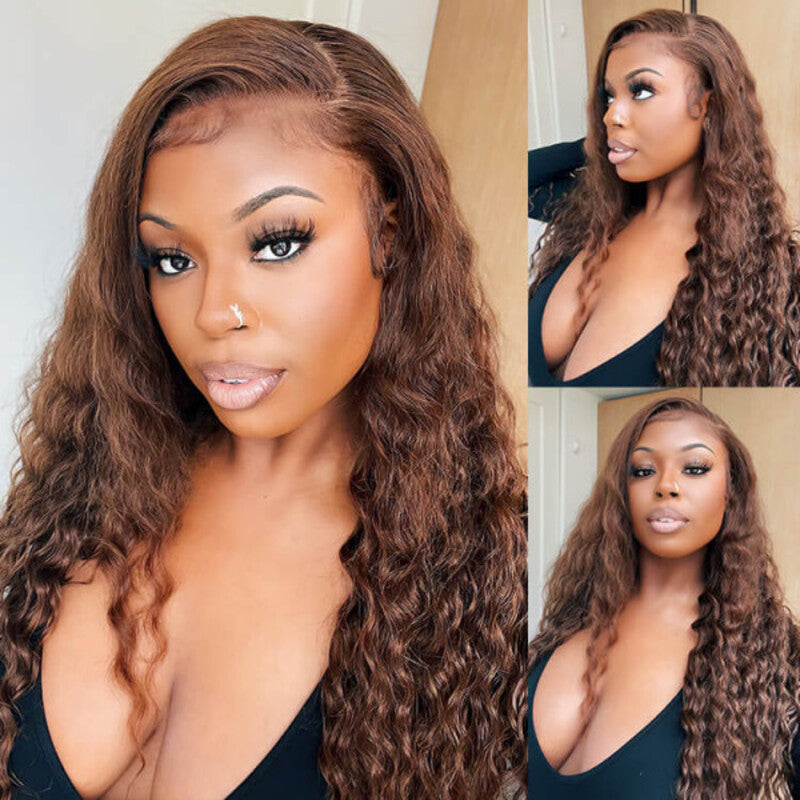 #4 Deep Wave 13×4 Lace Frontal Wig 