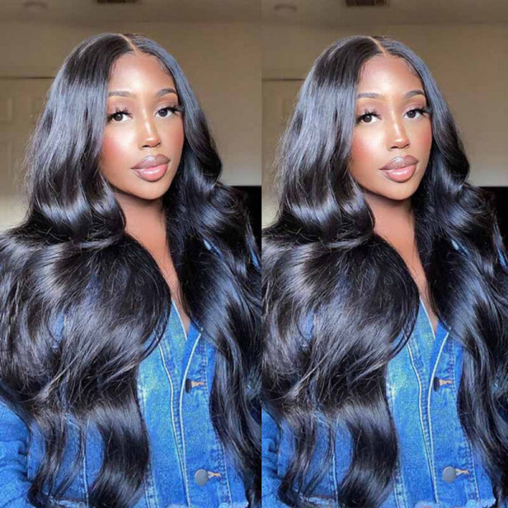 40 Inch Long Body Wave HD Transparent Lace Wig 100% Virgin Human Hair Wig