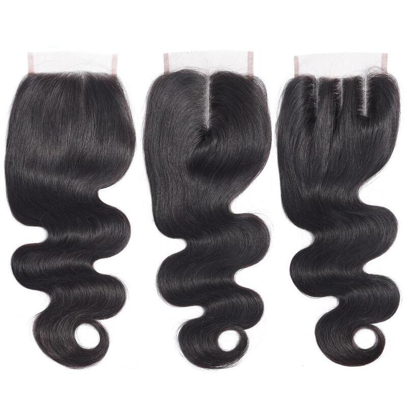 Body Wave 4x4/5x5/6x6 Lace Closure 100% Virgin Human Hair Closure