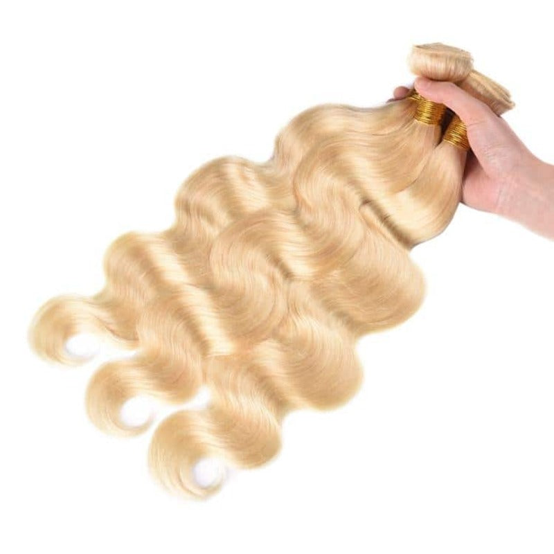 #613 Blonde Body Wave 4 Bundles 100% Virgin Human