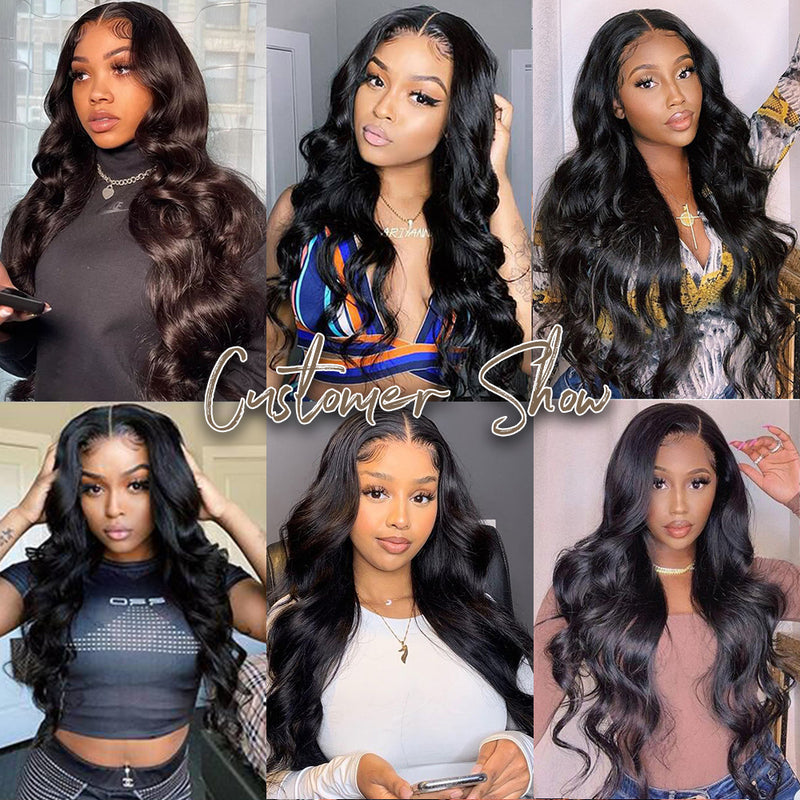 Fast Shipping |  Body Wave Seamless Clip-Ins Hair Extensions 100% Human Hair 8 Pieces/Set