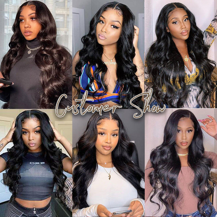 8 Pieces/Set Body Wave Clip-Ins Hair Extensions Clip In Human Hair Extension