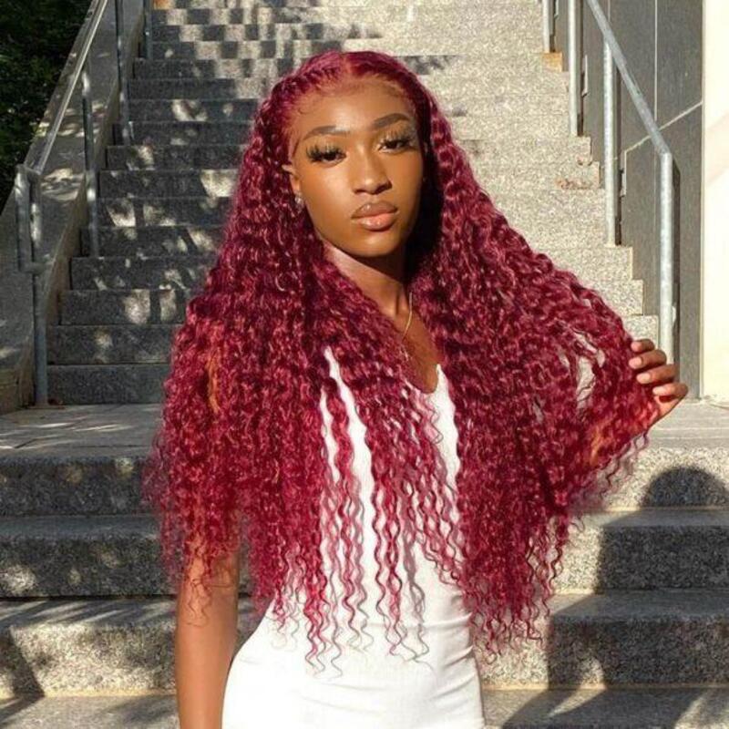 99J Deep Wave 13×4 Lace Frontal Wig 