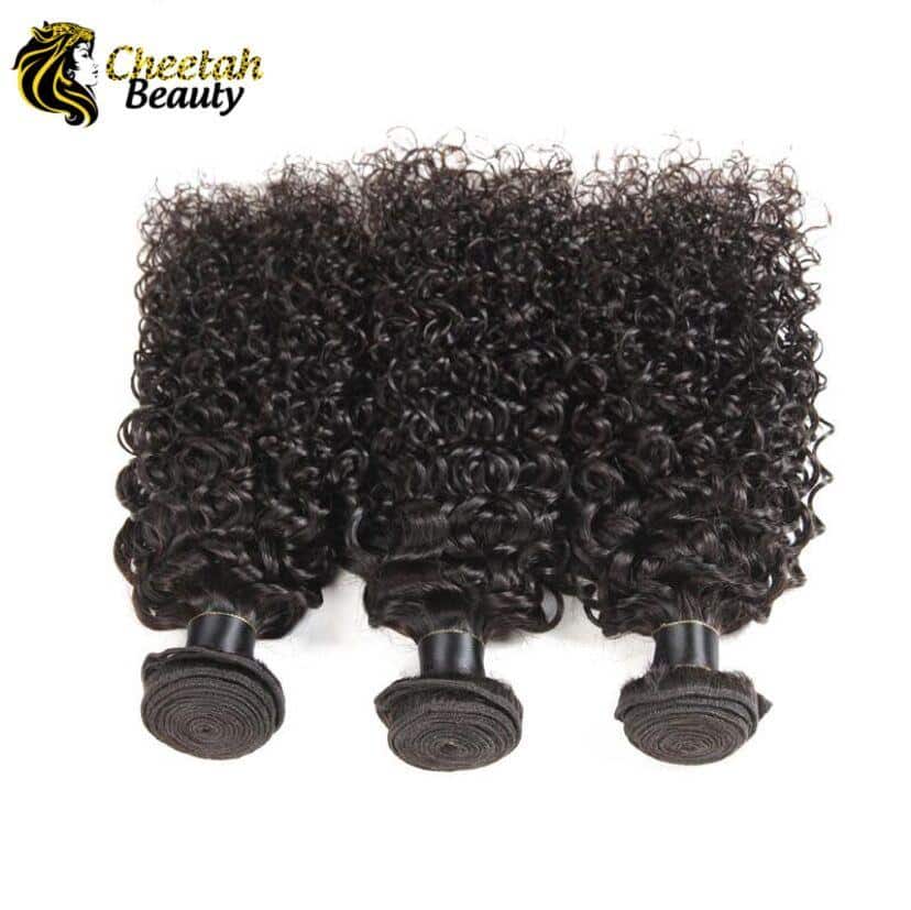 9A Curly Wave 3 Bundles 100% Human Hair Bundles Cuticle Aligned 